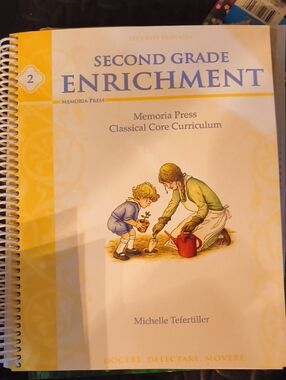 Second Grade Enrichment Workbook - Yellow and White Cover